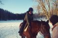 My first horse ride Lislie , Åsa's horse 2018